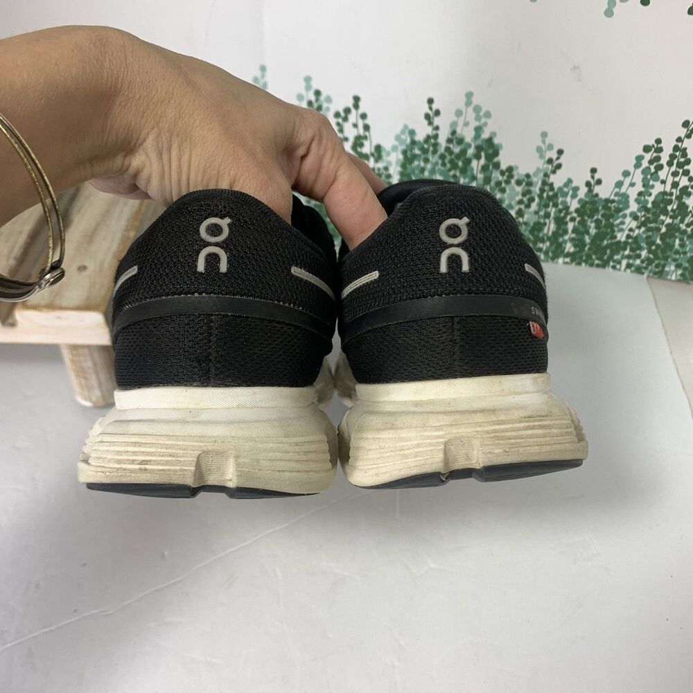 On Running Cloud Women’s Black Athletic Running Shoes Sneakers Size 7.5 - Picture 13 of 16